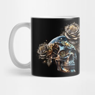 Awesome dark steampunk skull Mug